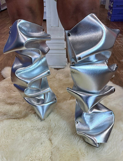 Chrissy Boots(Silver )