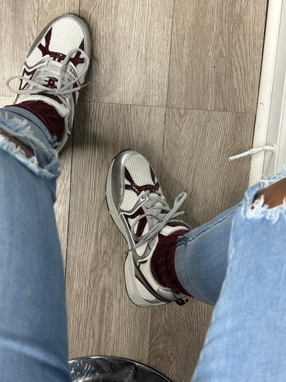 Denali Sneakers (Maroon/ Burgundy)