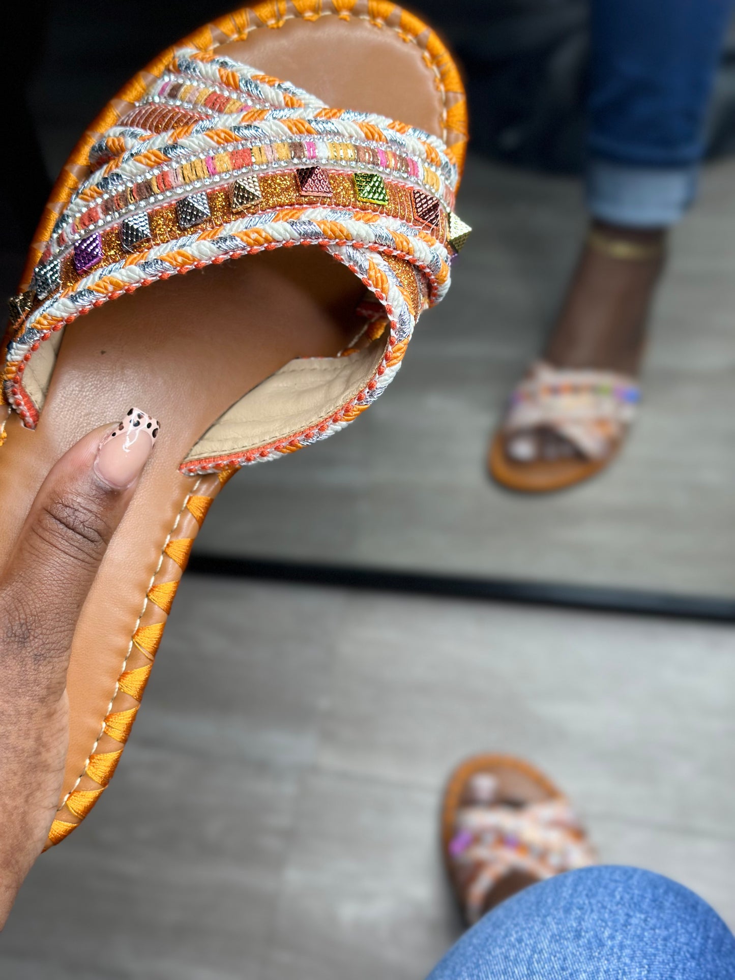 Bali Sandals (Orange)