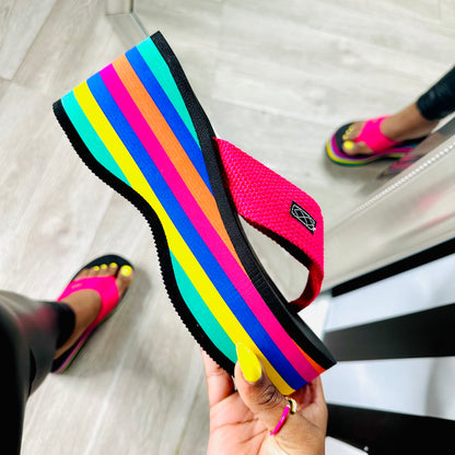 Rainbow Sandals 🌈