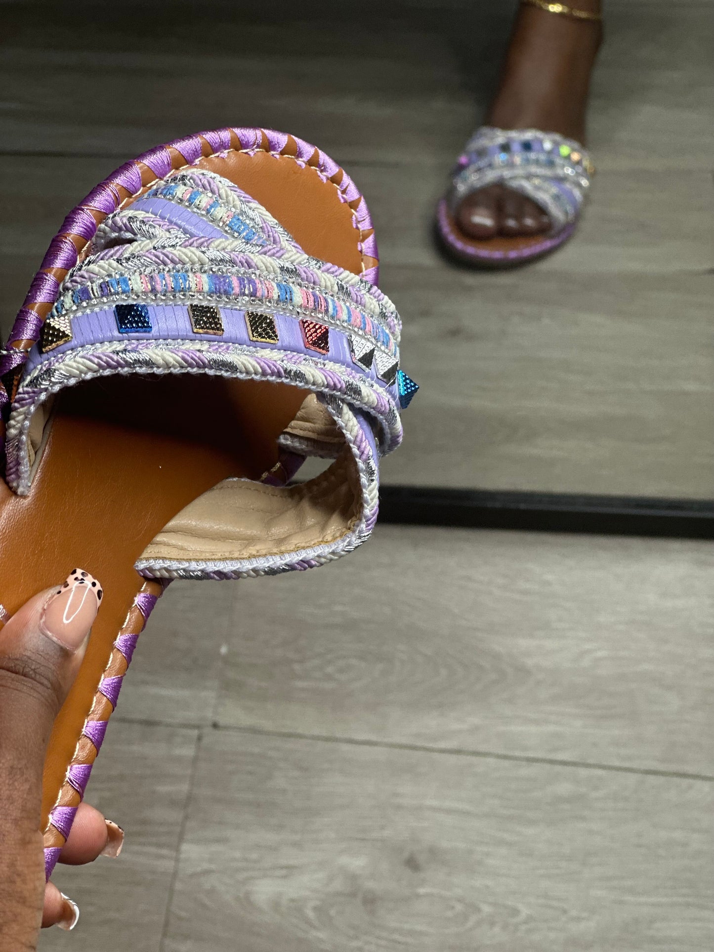 Bali Sandals (Lilac)