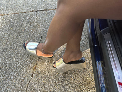 Bria Sandals (Silver)