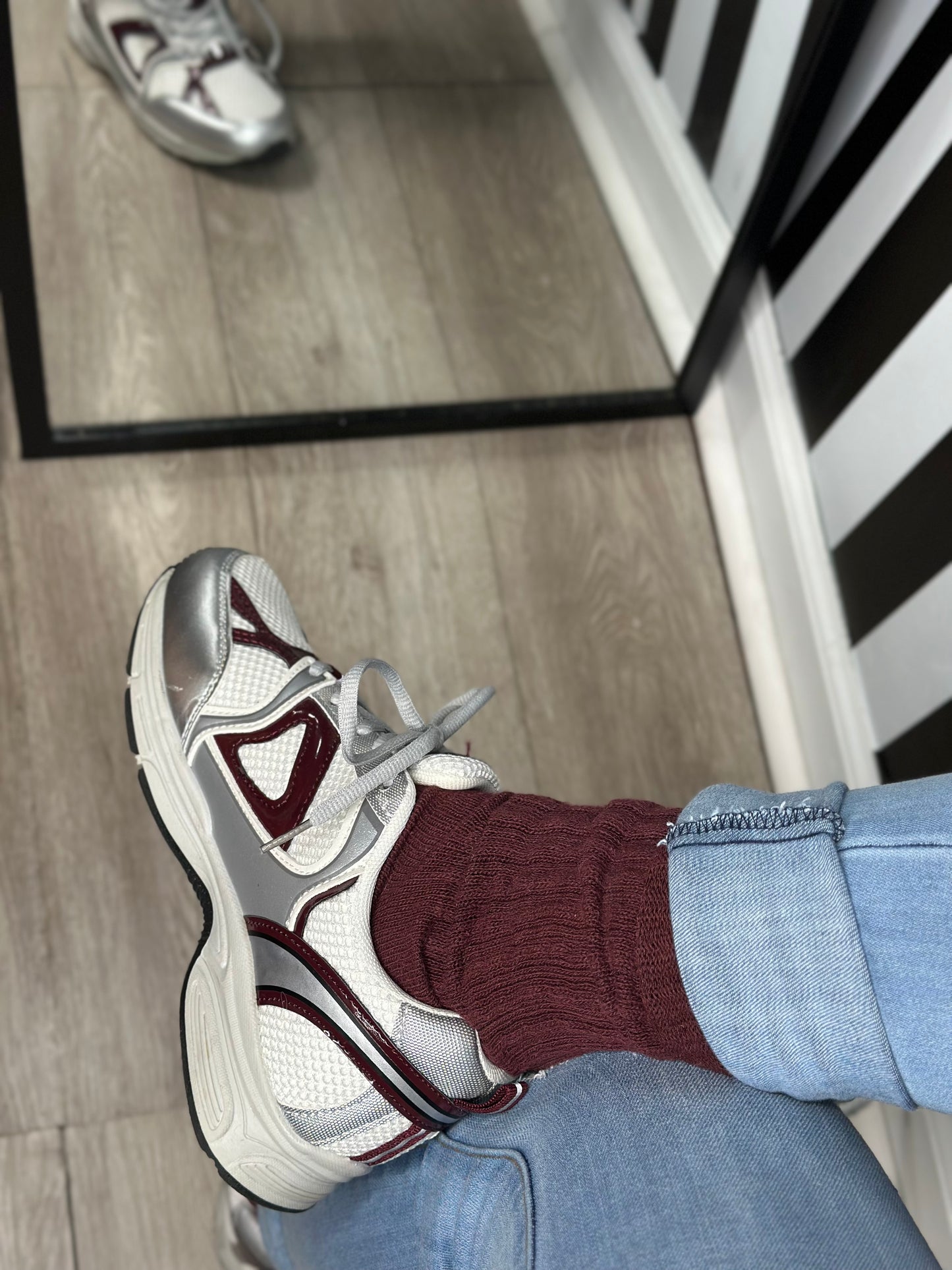 Denali Sneakers (Maroon/ Burgundy)